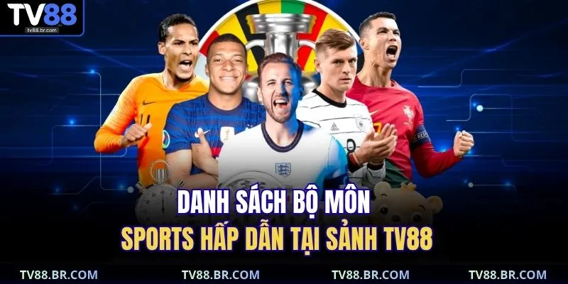thể thao TV88 4 Danh sách bộ môn sports hấp dẫn tại sảnh TV88
