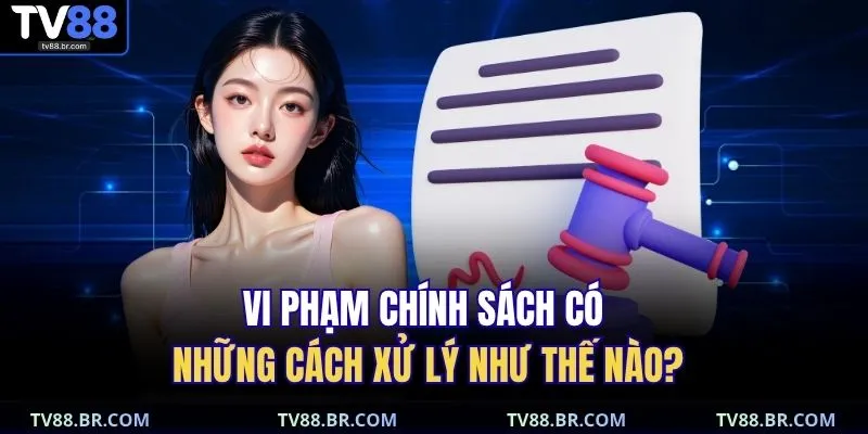 Điều khoản và điều kiện 3 Vi phạm chính sách có những cách xử lý như thế nào?